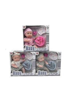 Lalka bobas 30cm z akcesoriami do karmienia MIX