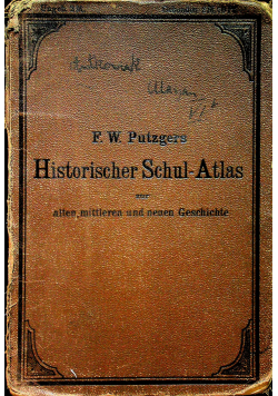 Historischer Schul Atlas 1889 r.