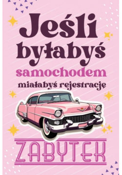 Karnet Urodziny Samochód zabytkowy damski