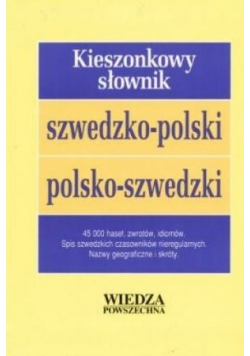 Kieszonkowy słownik szwedzko - polski polsko - szwedzki