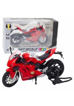 Motocykl metalowy ze światłem i dźwiękiem 1:12