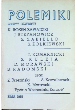 Polemiki Zeszyt czwarty Zima 1965