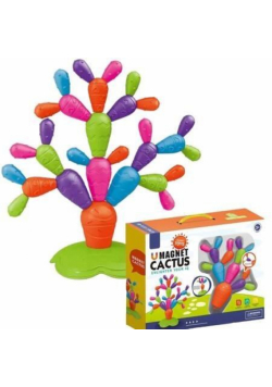 Klocki magnetyczne XXL kaktus 31el