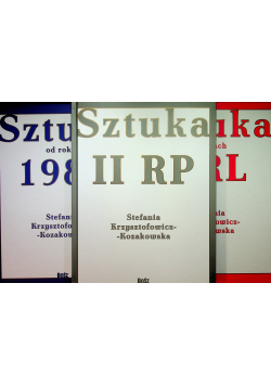 100 lat sztuki polskiej 3 tomy