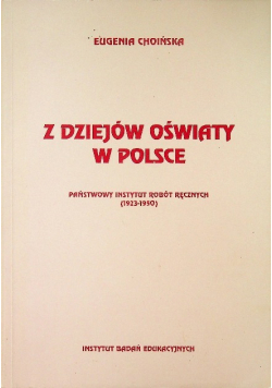Z dziejów oświaty w polsce