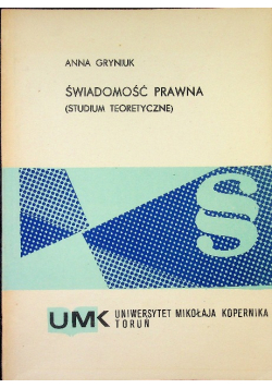 Świadomość prawna (studium teoretyczne)