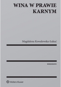 Wina w prawie karnym