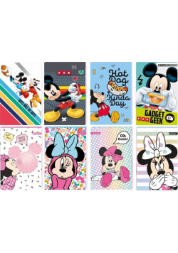 Notes A7/30K z poddrukiem Minnie&Mickey (16szt)