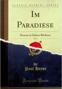 Im Paradiese vol 1 reprint z 1899r