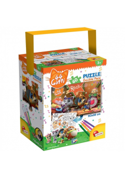 Puzzle z rączką 24 44 Koty 3