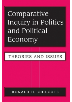 Comparative Inquiry In Politics And Political Economy