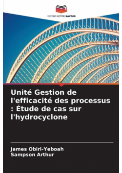 Unité Gestion de l'efficacité des processus