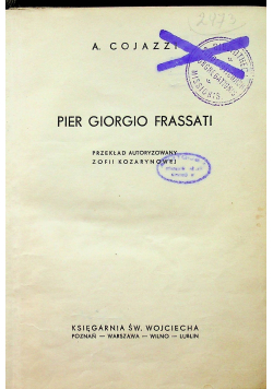 Pier Giorgio Frassati ok 1932 r.