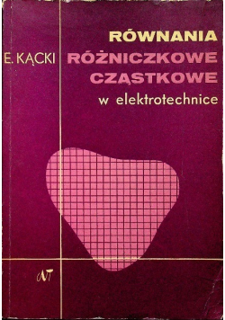 Równania różniczkowe cząstkowe w elektrotechnice