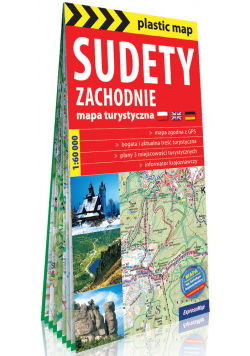 Sudety Zachodnie foliowana mapa turystyczna 1:60 000