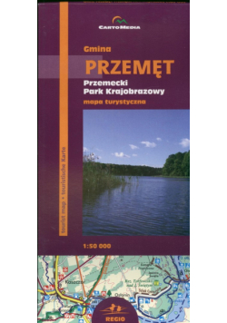 Gmina Przemęt Przemęcki Park Krajobrazowy Mapa turystyczna 1:50 000