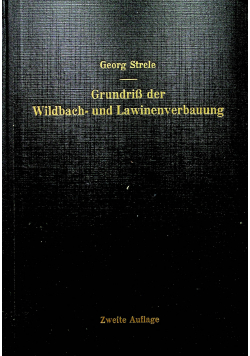 GrundriB der Wildbach - und Lawinenverbauung 1950 r.