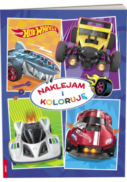 Hot Wheels Naklejam i koloruję NAK-1601