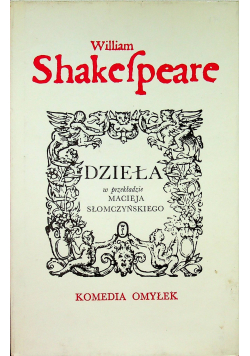 Shakespeare Dzieła Komedia omyłek