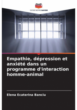 Empathie, dépression et anxiété dans un programme d'interaction homme-animal