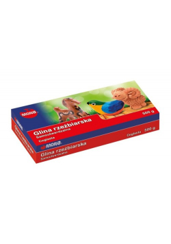 Glina samoutwardzalna ceglasta 500g