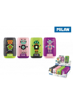 Temperówko-Gumka Happy Bots (16szt) MILAN