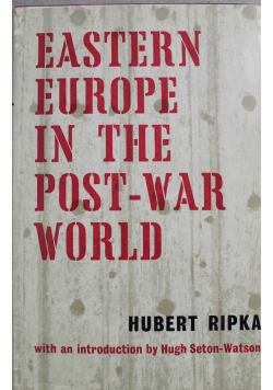 Eastern europe in the post war world