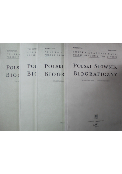Polski słownik biograficzny Tom XLVII nr od 1 do 4