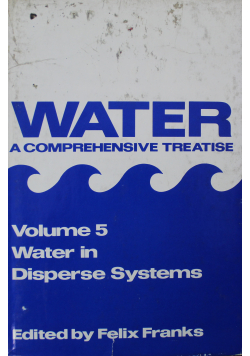 Water a comprehensive treatise Volume 5