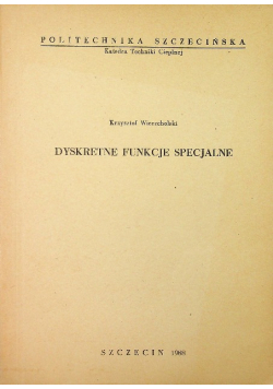 Dyskretne funkcje specjalne