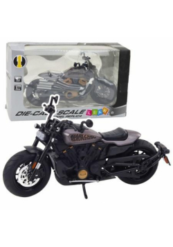 Motocykl Chopper ze światłem i dxwiękiem 1:12