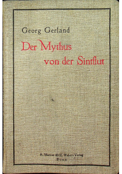 Der Mythus von der Sintflut 1912 r.