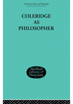 Coleridge as Philosopher