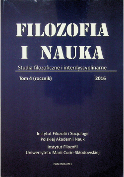 Filozofia i nauka Tom IV