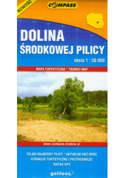Dolina Środkowej Pilicy mapa turystyczna