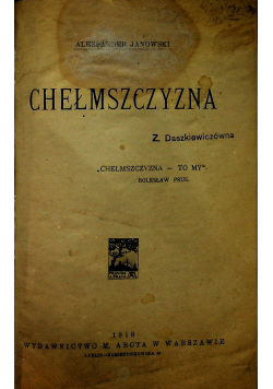 Chełmszczyzna 1918 r.