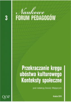 Przekraczanie kręgu ubóstwa kulturowego: Konteksty społeczne