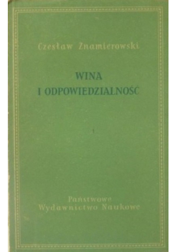 Wina i odpowiedzialność