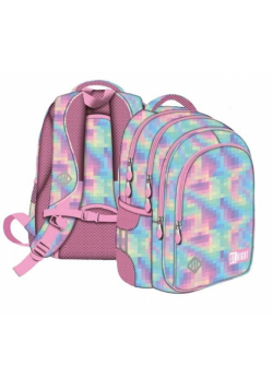 Plecak 4 komorowy BP58 Pastel Pixels