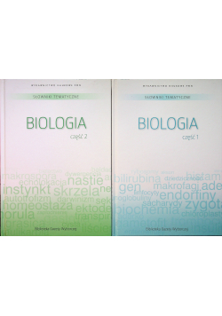 Słowniki tematyczne Biologia 2 części