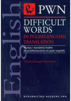Difficult Words in Polish-English Translation