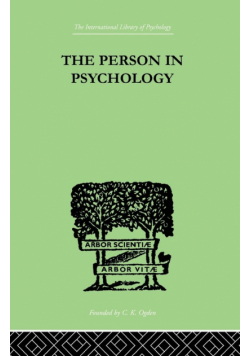 The Person In Psychology