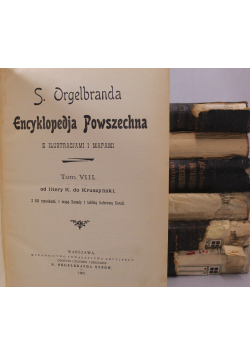 Encyklopedja Powszechna 7 tomów ok 1904 r.