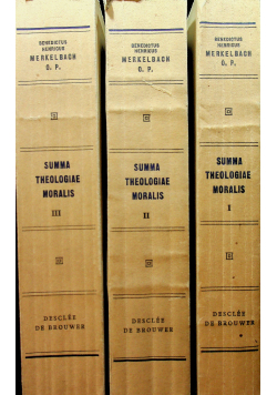Summa theologiae moralis Tom od I do III