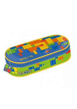 Piórnik kompaktowy Colour bricks ARGUS