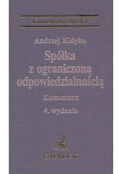 Spółka z ograniczoną odpowiedzialnością Komentarz
