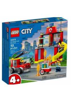 LEGO(R) CITY 60375 (3szt) Remiza strażacka i wóz