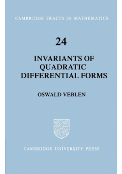 Invariants of Quadratic Differential Forms