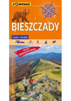 Bieszczady Mapa turystyczna wodoodporna 1:50 000