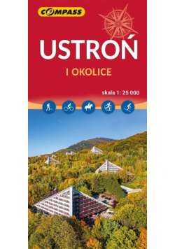 Mapa - Ustroń i okolice Brenna 1:25 000